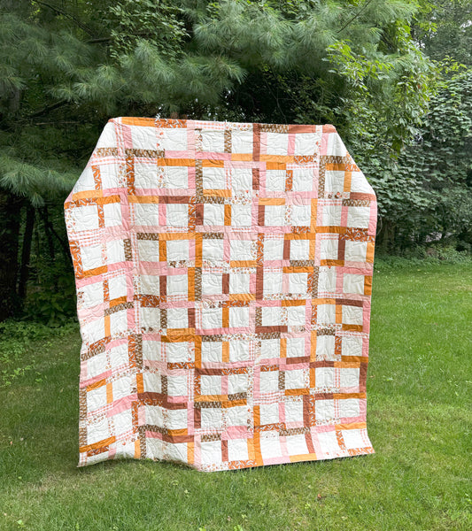 Woven Frames Quilt Pattern (Digital PDF)