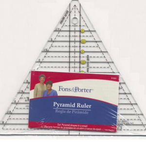 Fons & Porter 60 degree Pyramid Ruler