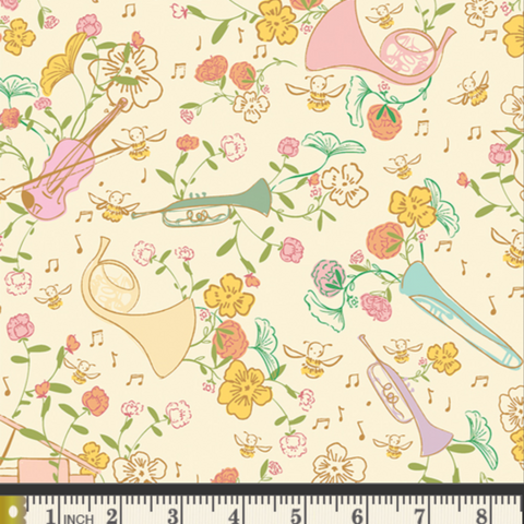 Nature’s Melody-1/2 yard remnant