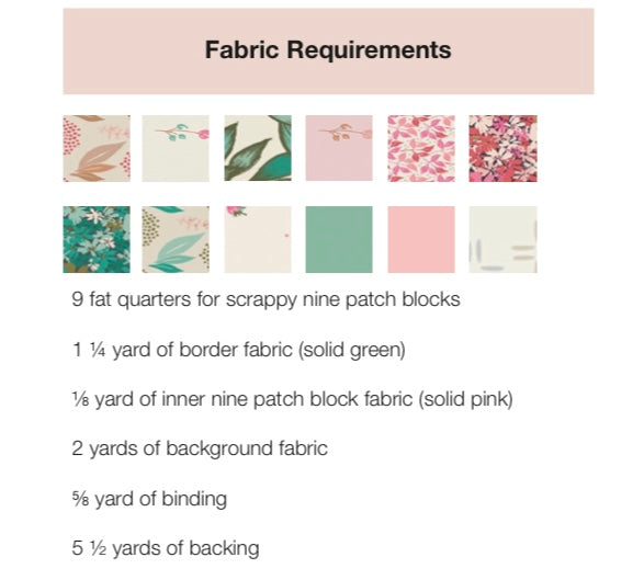 Cottage Square Quilt Pattern (Digital PDF)