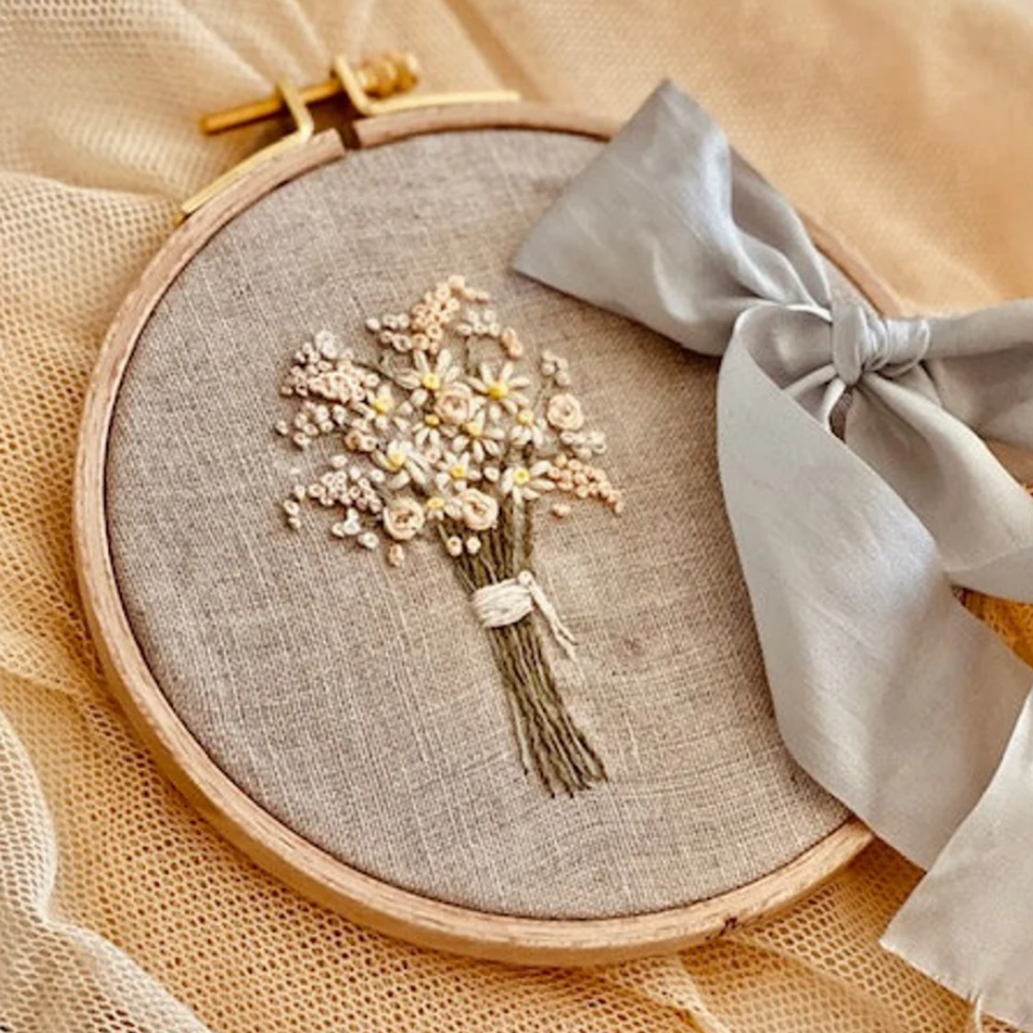 Summer Bouquet Embroidery Kit